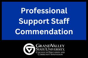 Professional Support Staff Commendation